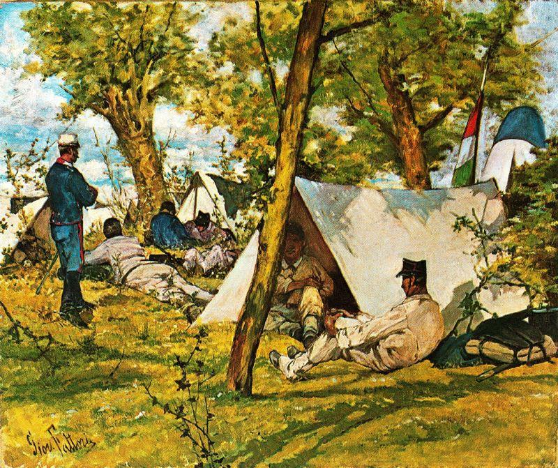 Military Camp — Giovanni Fattori