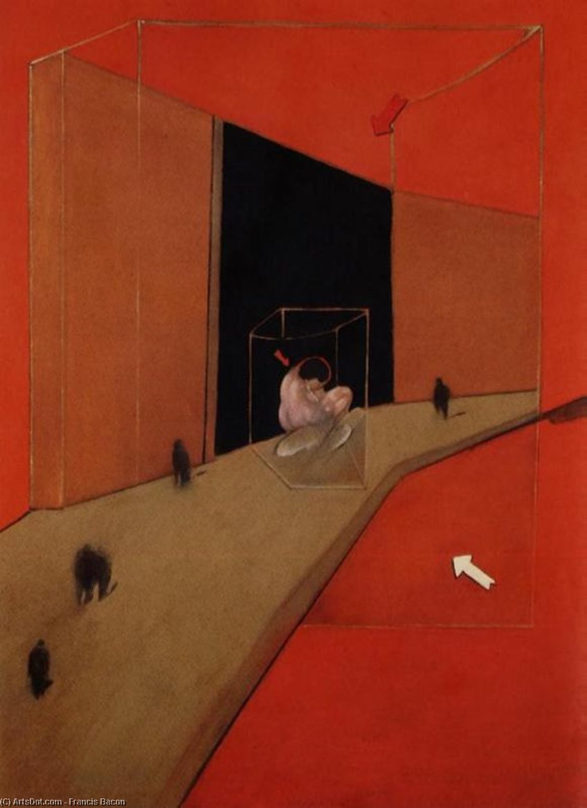 Figures In A Street, 1983 — Френсис Бејкон