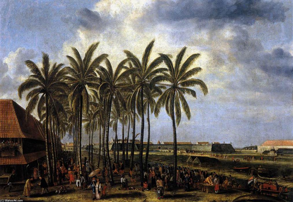 The Castle Of Batavia, Seen From Kali Besar West — Andries Beeckman