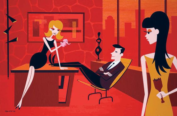 Office Politics — Josh Agle (shag)