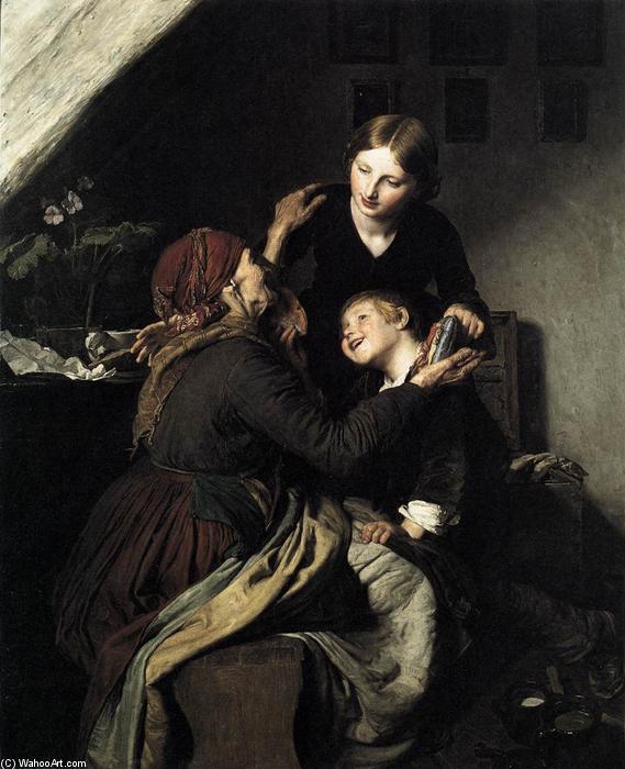 The Grandmother's Birthday — Ferdinand Georg Waldmüller