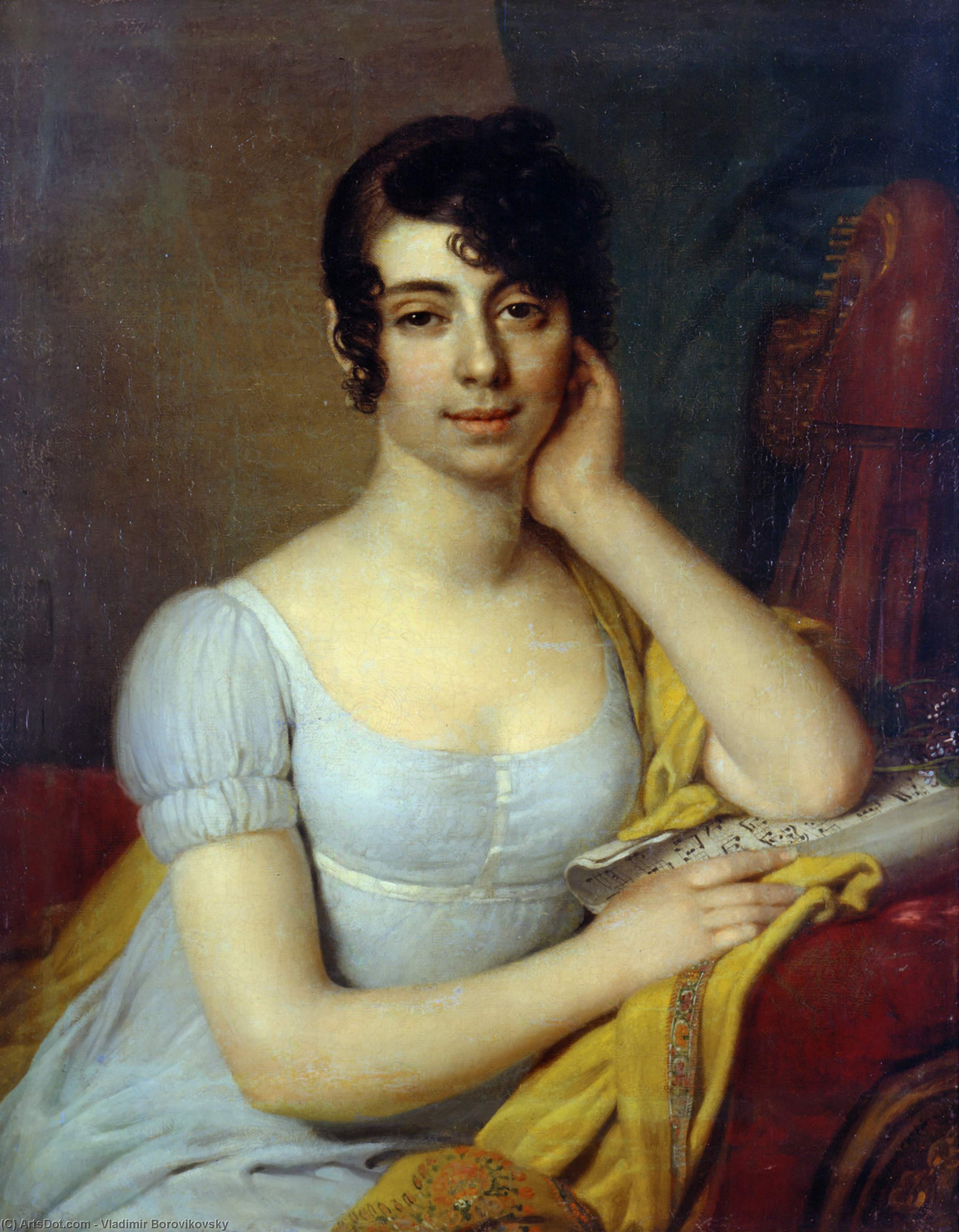 Cleopatra Ilinichna Lobanova Rostovskaya — Vladimir Lukich Borovikovsky