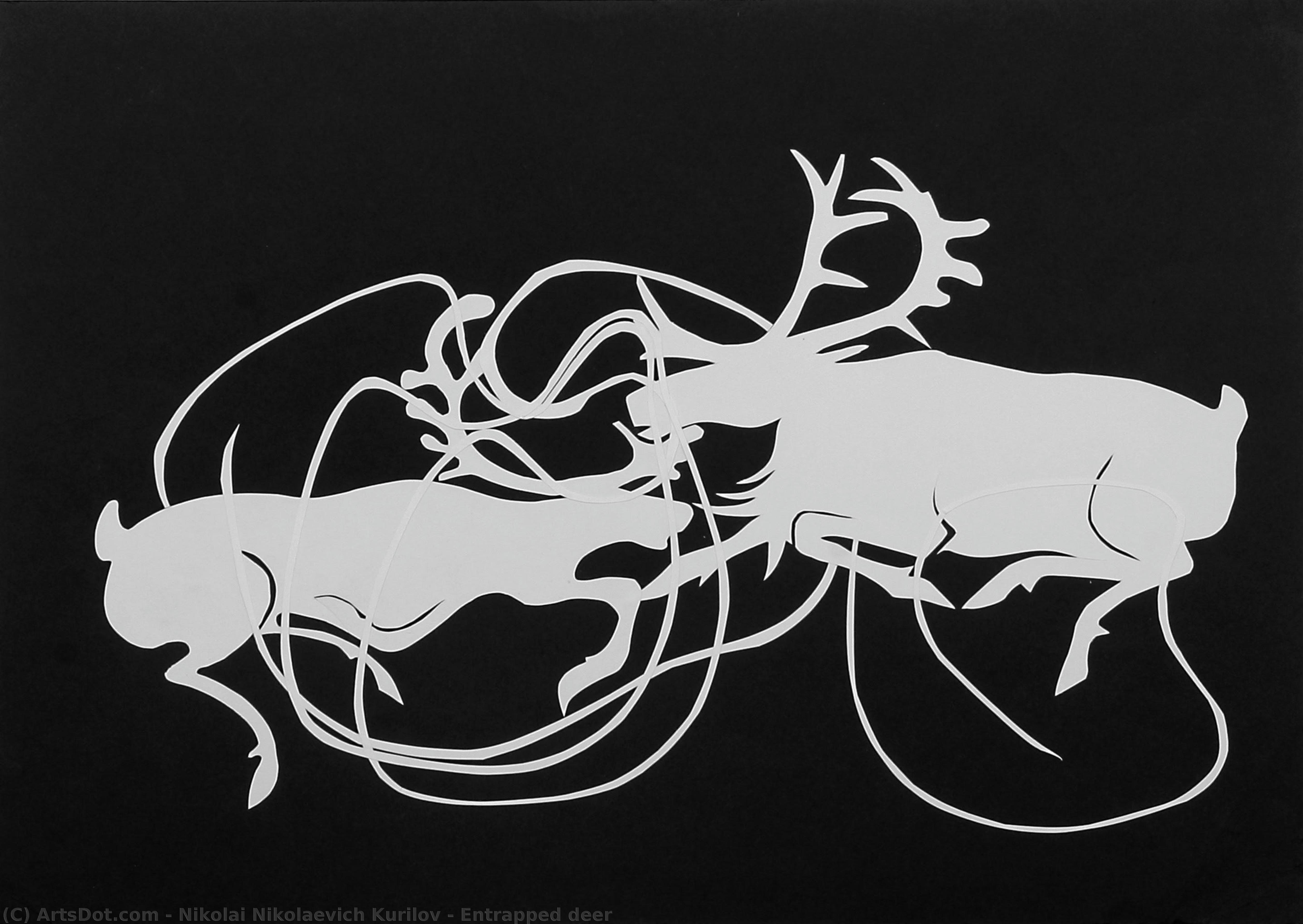 Entrapped Deer — Nikolai Nikolaevich Kurilov