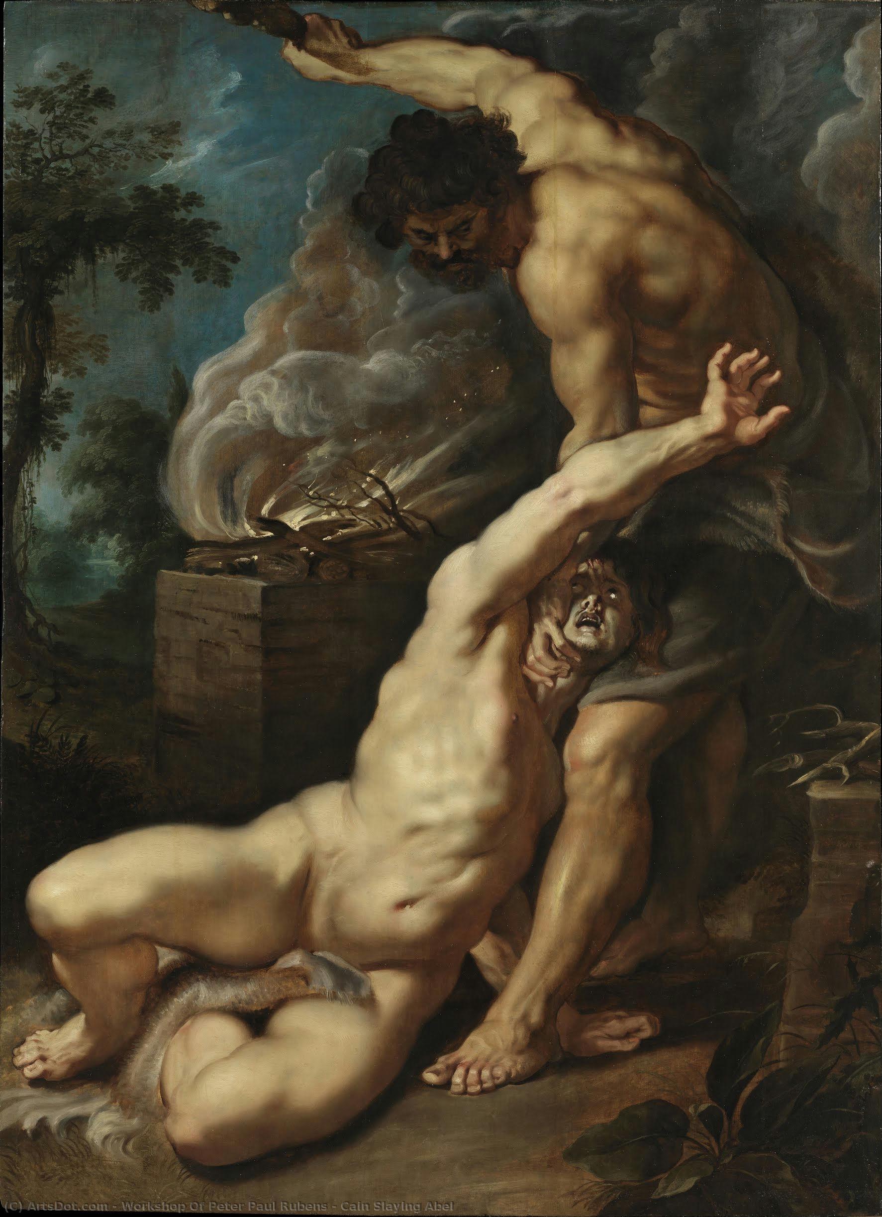 Cain Slaying Abel — Workshop Of Peter Paul Rubens