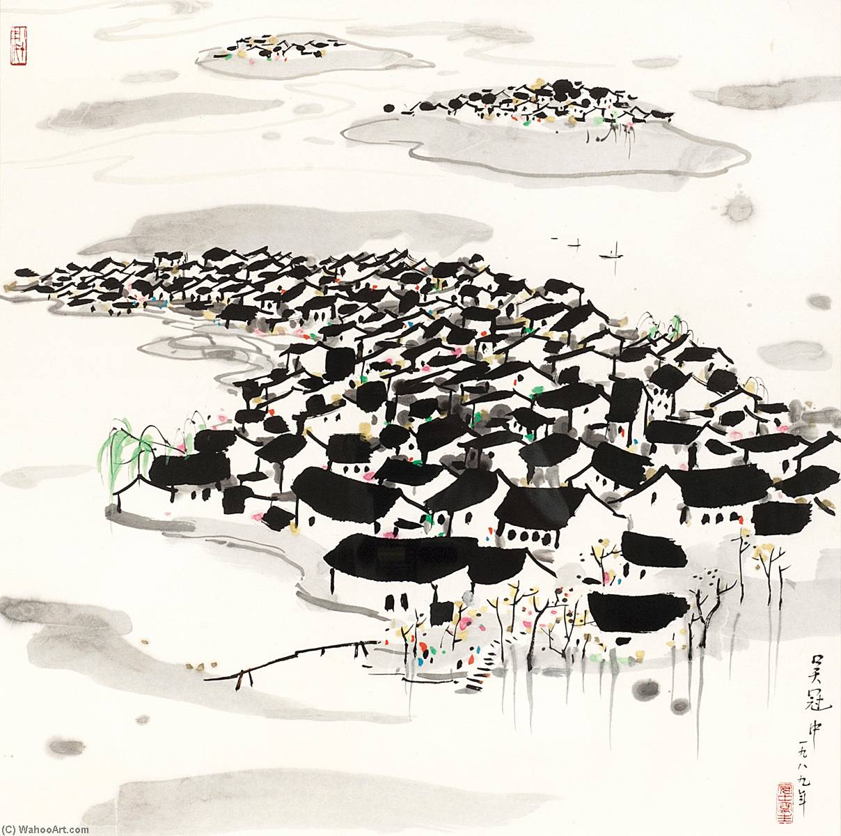 River Town — Vu Guanzhong