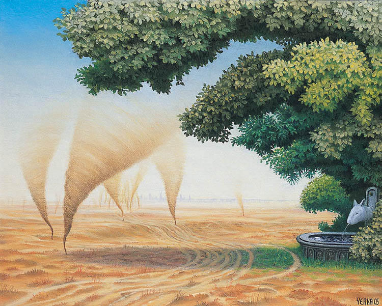 Tornado Alley — Jacek Yerka