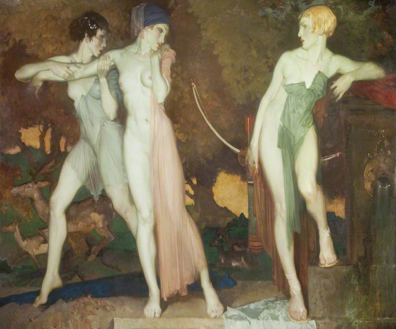 Artemis And Chione — Sir William Russell Flint