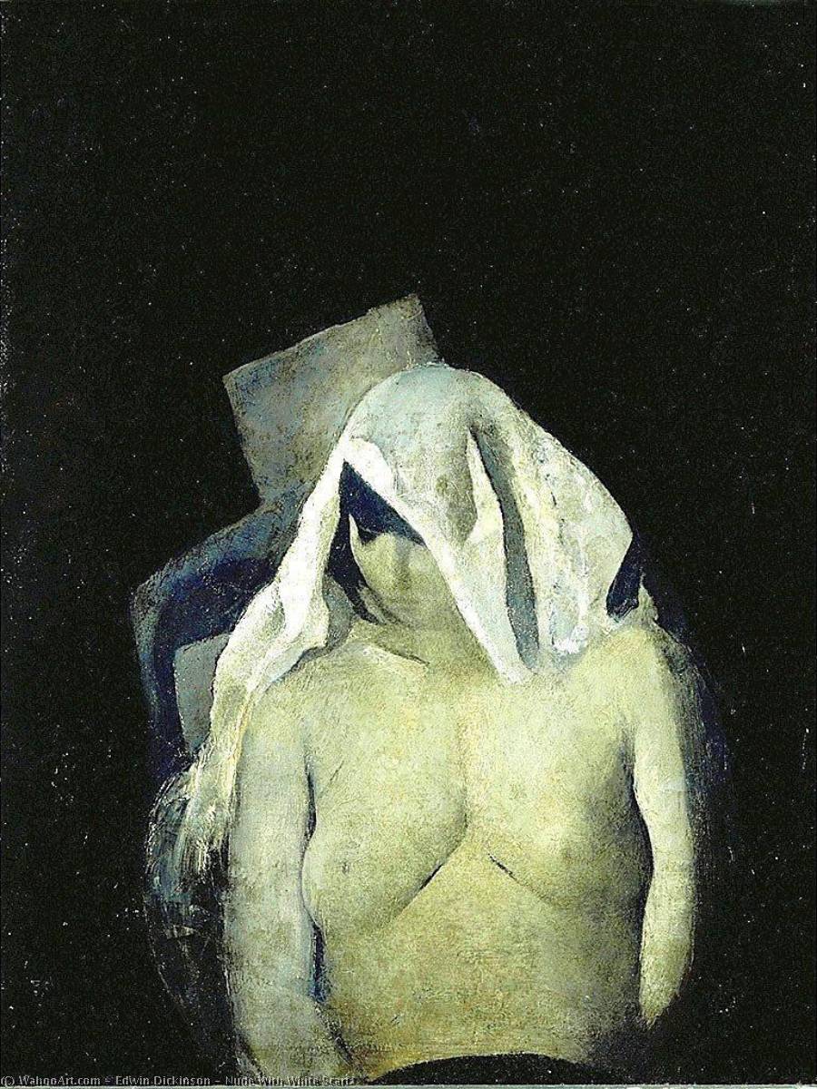 Nude With White Scarf — Edwin Dickinson