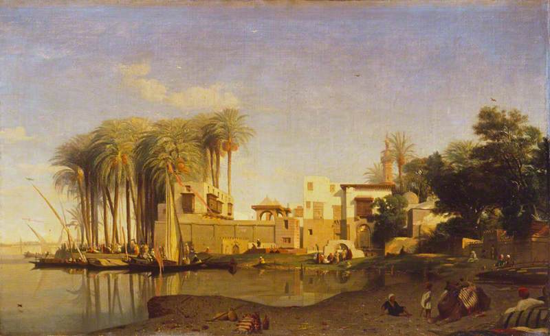 Beni Suef On The Nile — Prosper Marilhat