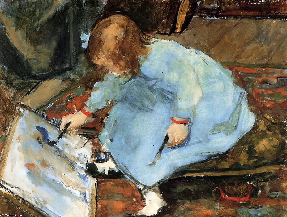 Lies, The Artist's Daughter, Painting — Pieter Florentius Nicolaas Jacobus Arntzenius