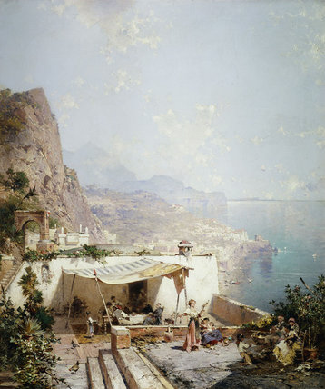 Amalfi - Gulf Of Salerno — Franz Richard Unterberger