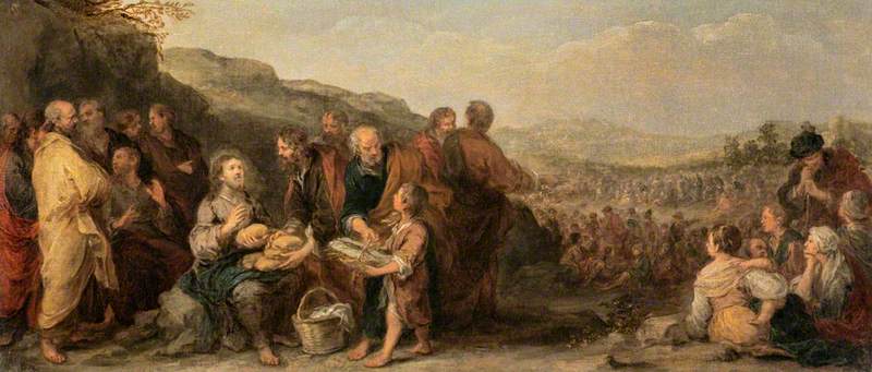 The Miracle Of The Loaves And The Fishes — Bartolomé Esteban Murillo