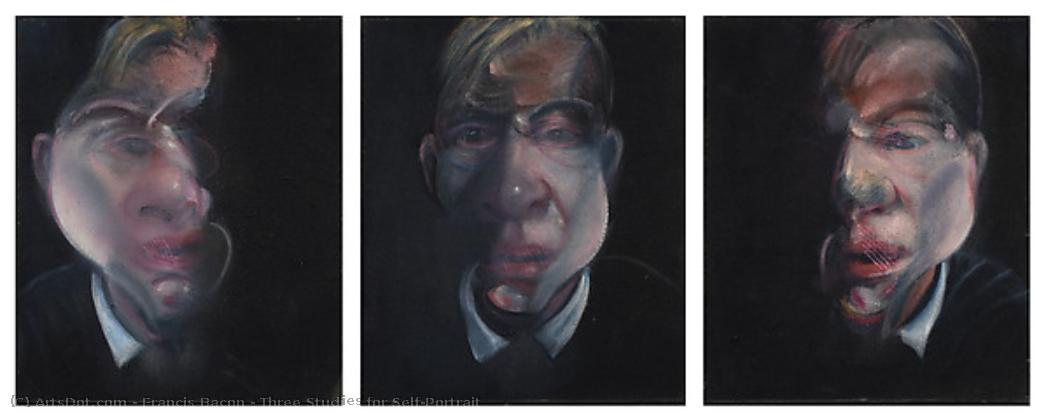 Three Studies For Self-portrait — フランシス・ベーコン