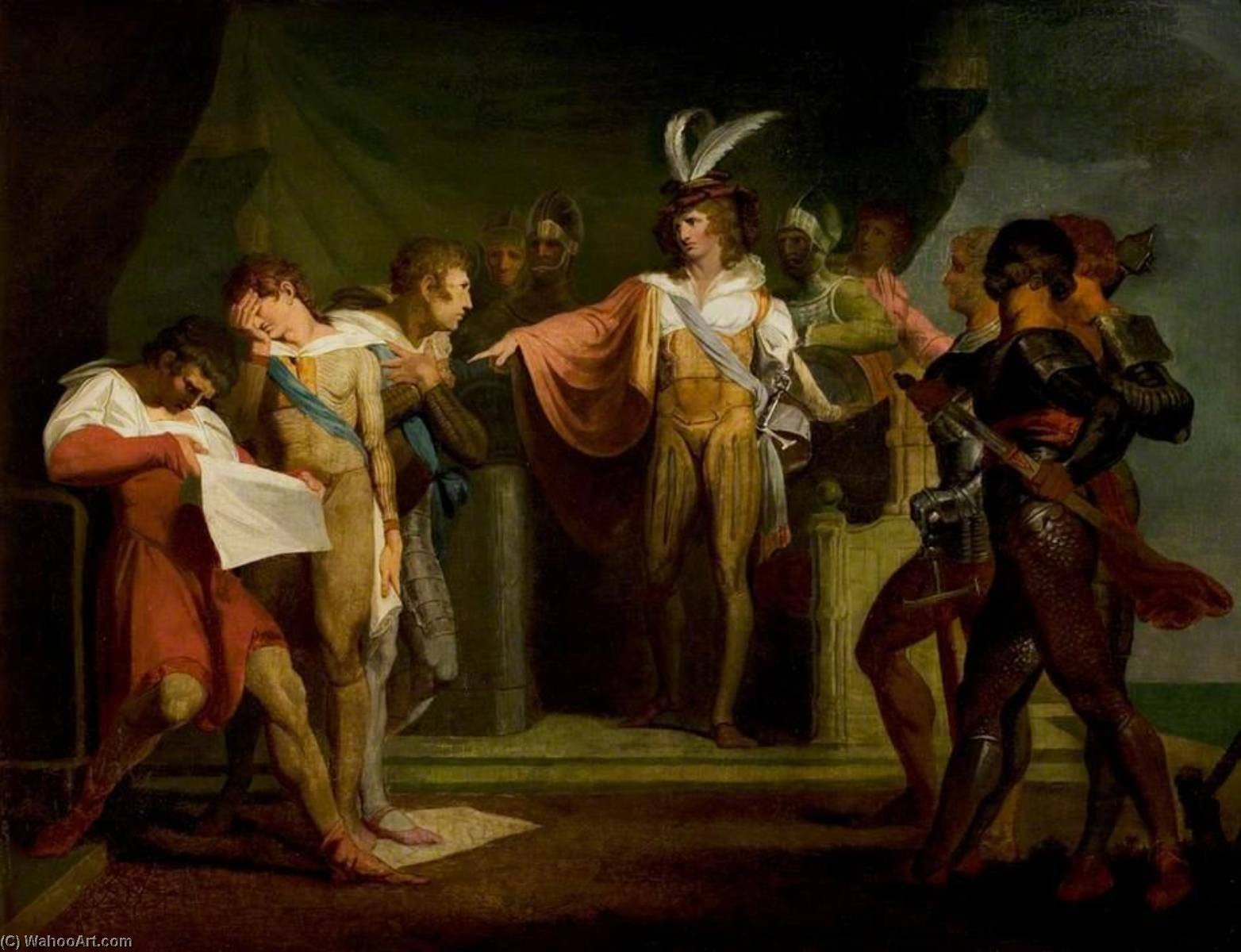 Henry V' Act Ii Scene 2 Discovering The Conspirators — Johann Heinrich Füssli