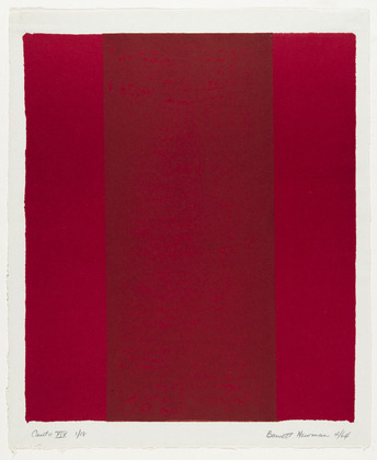 Canto Xiv — Barnett Newman