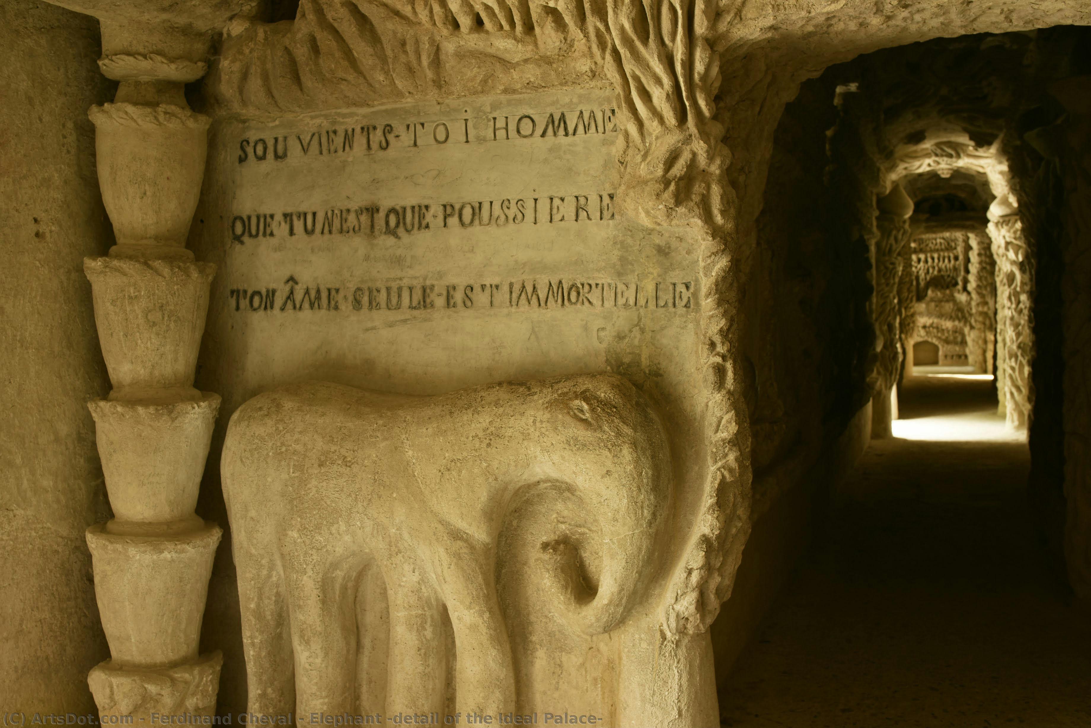Elephant (detail Of The Ideal Palace) — Ferdinand Cheval