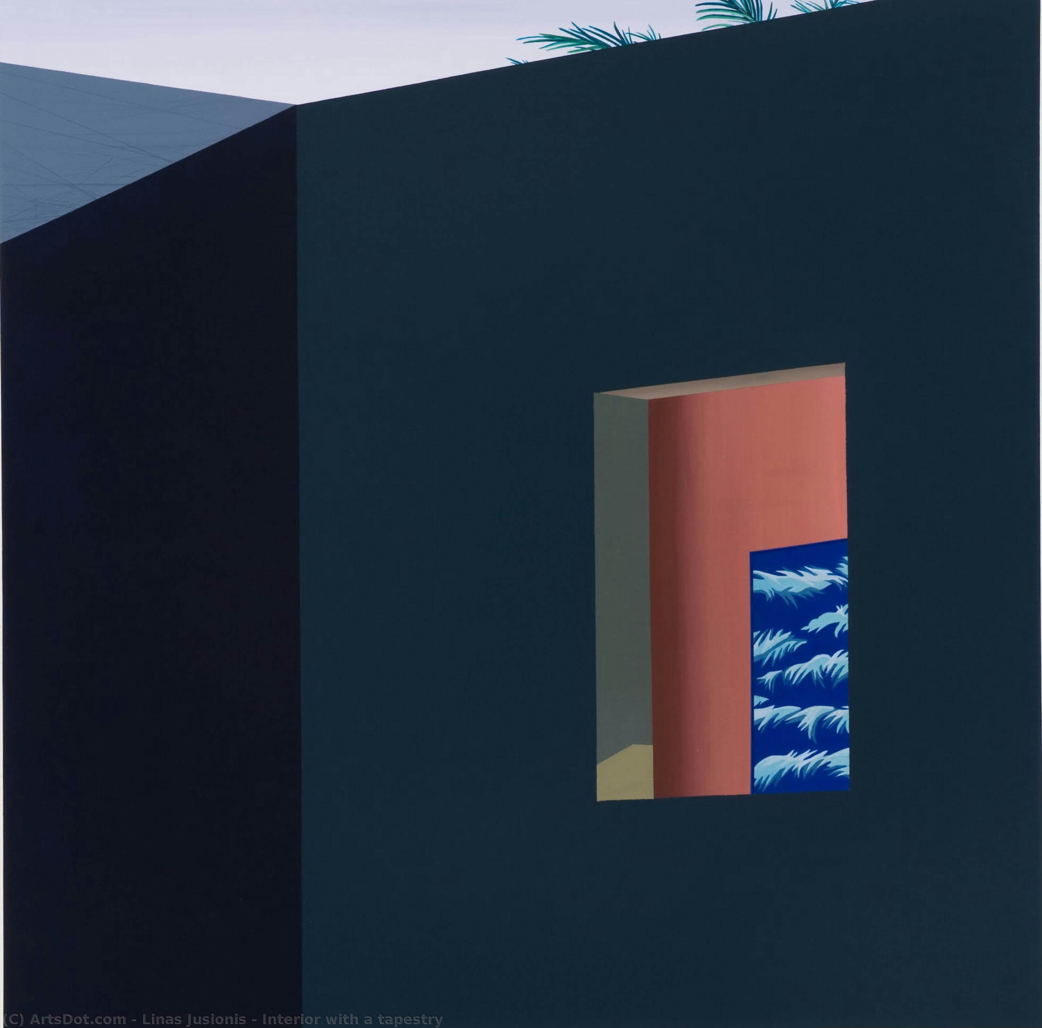 Interior With A Tapestry — Linas Jusionis