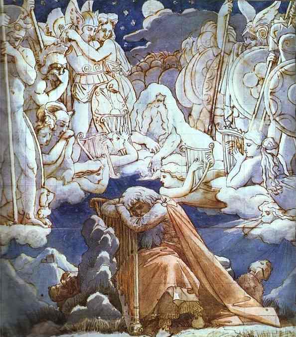 The Songs Of Ossian — Jean-auguste-dominique Ingres