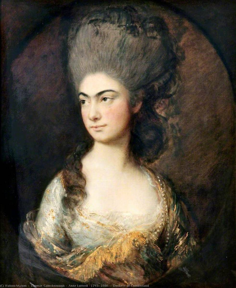 Anne Luttrell (1743–1808), Duquesa De Cumberland — Thomas Gainsborough
