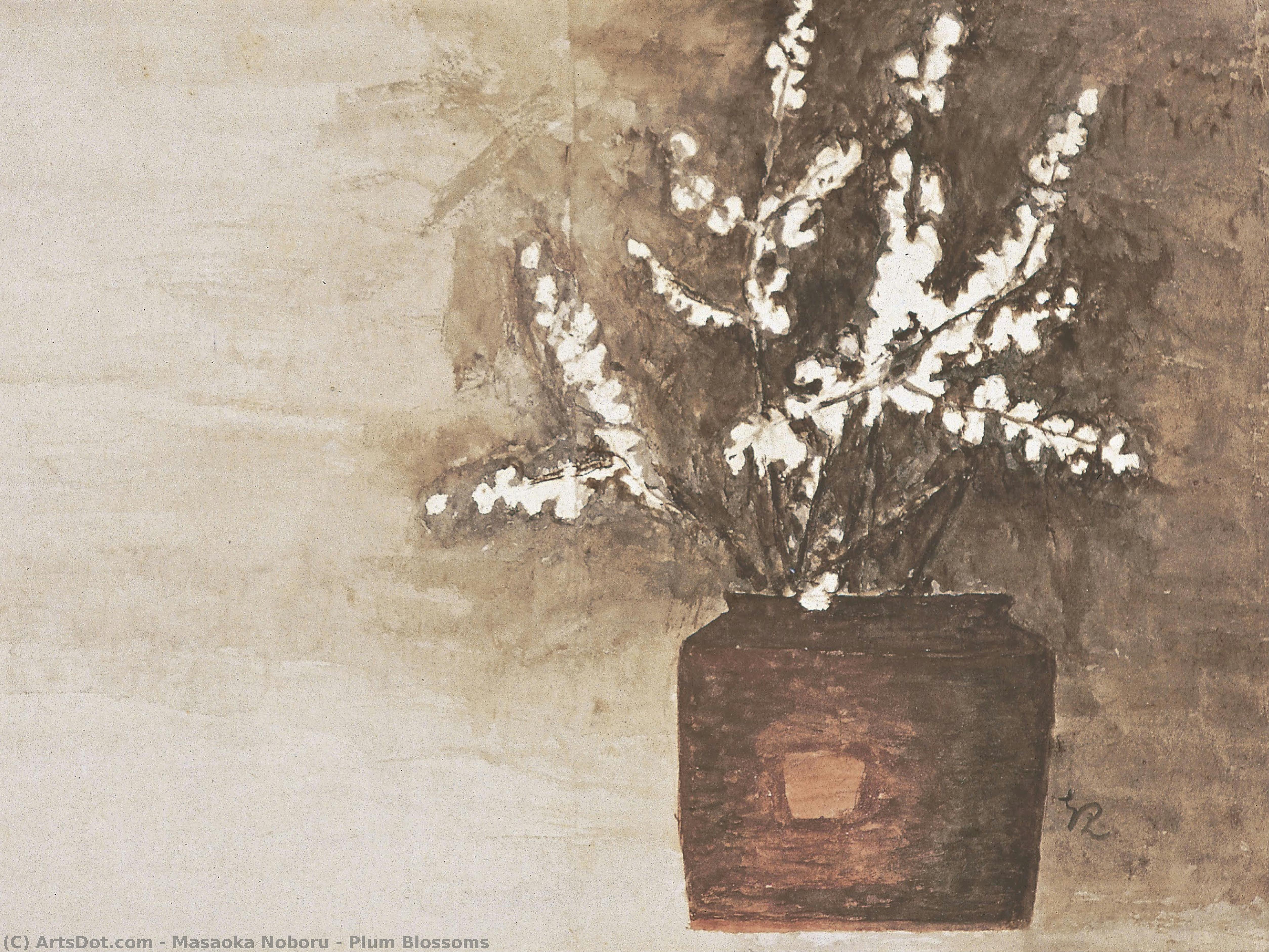Plum Blossoms — Masaoka Noboru