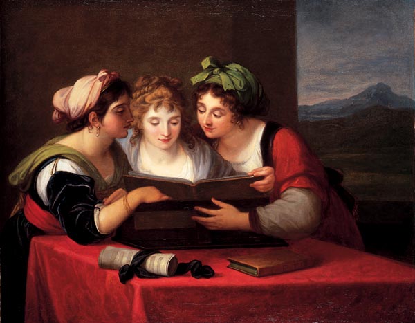 Three Singers — Angelica Kauffmann (maria Anna Angelika)