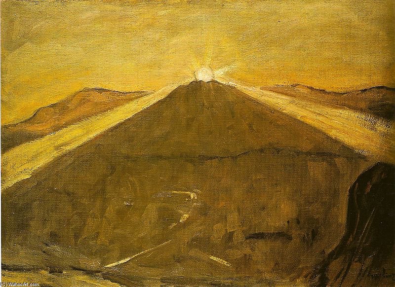 Sunset At The Mendel — Альбин Эггер-лиенц