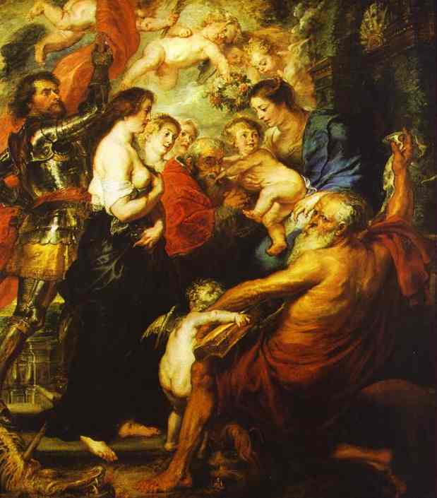 Madonna With The Saints — Peter Paul Rubens