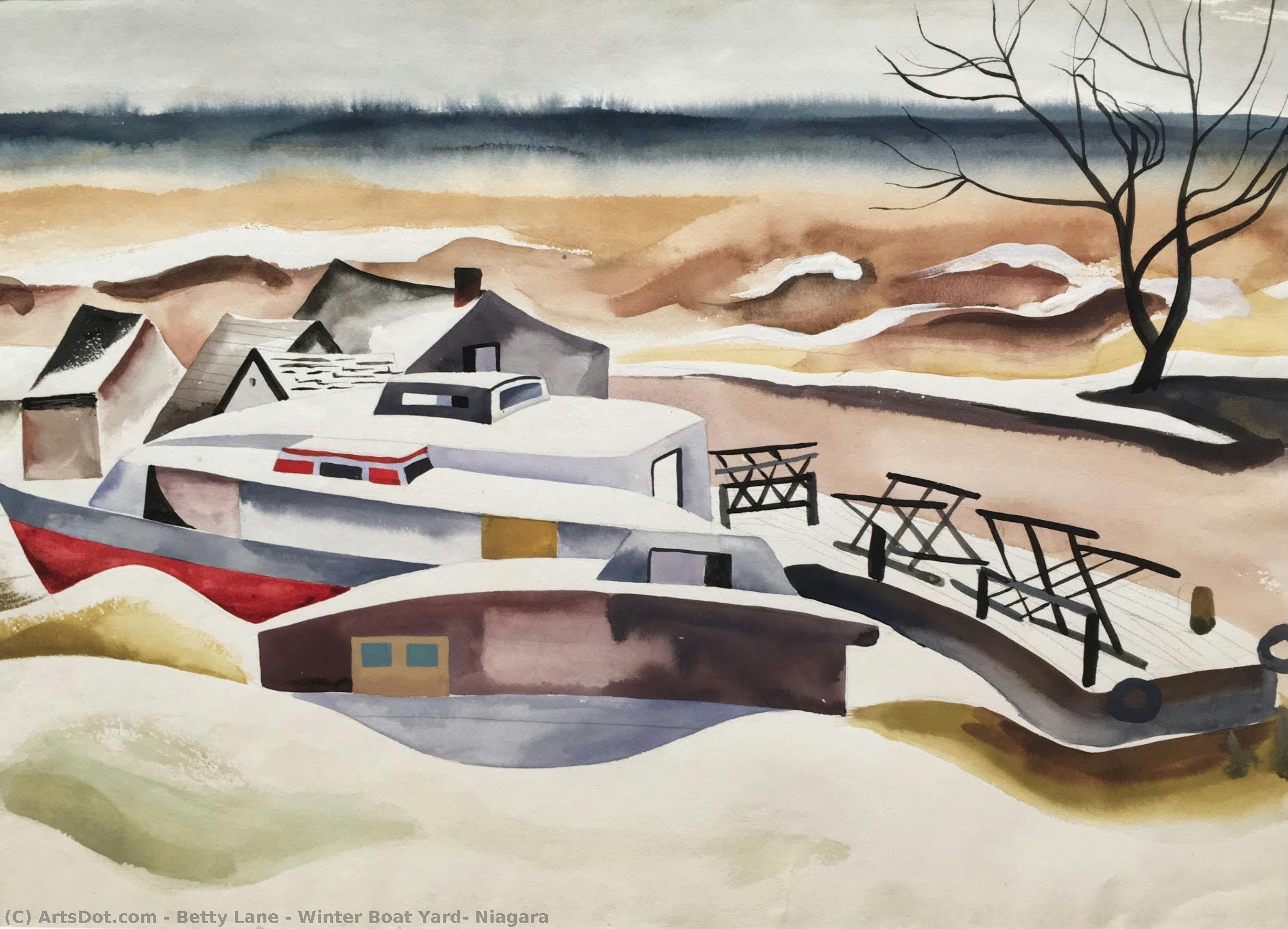 Winter Boat Yard, Niagara — Бетти Лен