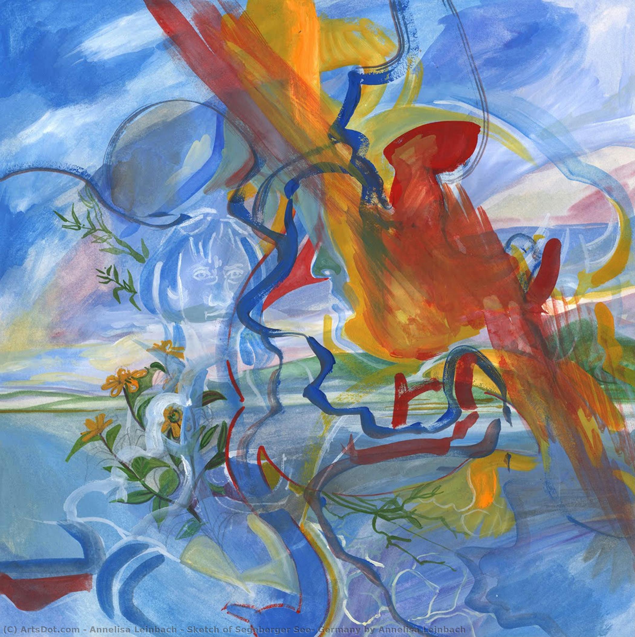 Sketch Of Segeberger See, Germany By Annelisa Leinbach — Annelisa Leinbach