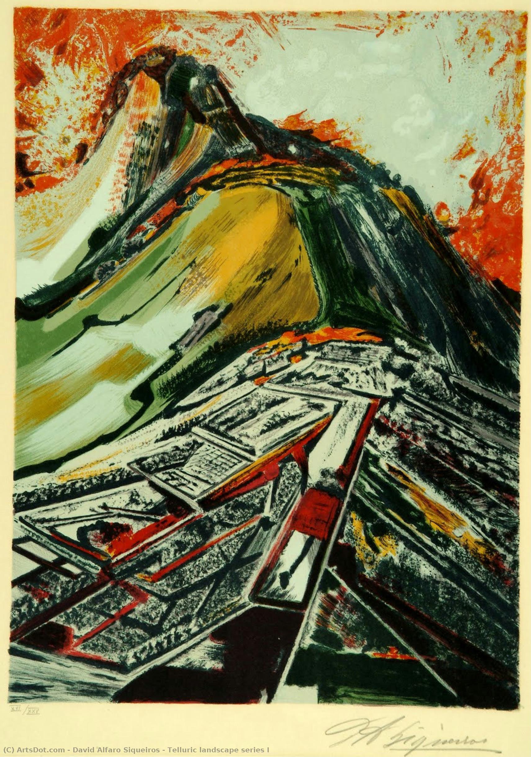 Telluric Landscape Series I — David Alfaro Siqueiros