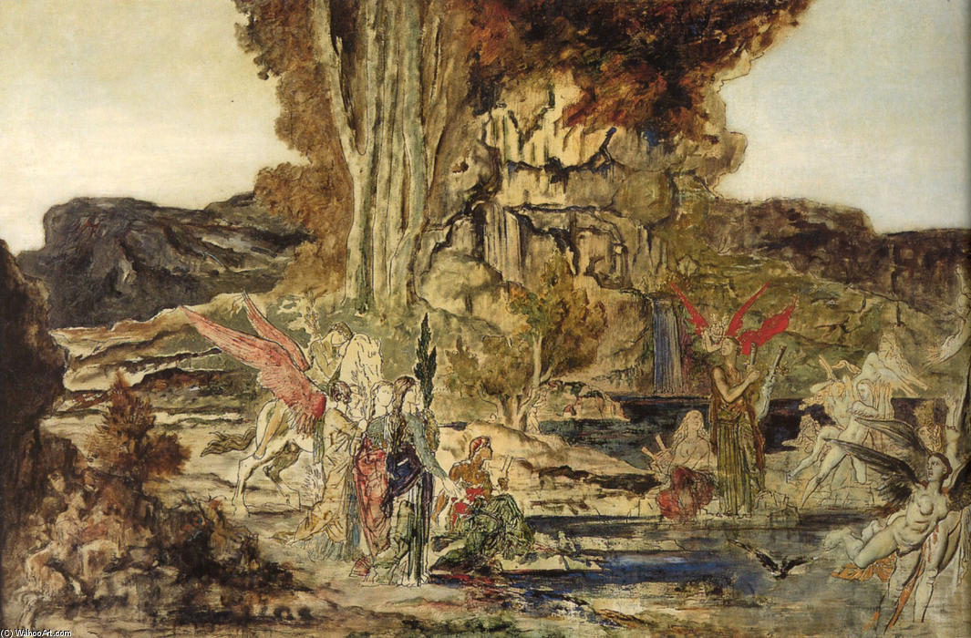 The Pierides — ゴスタヴ・モロー