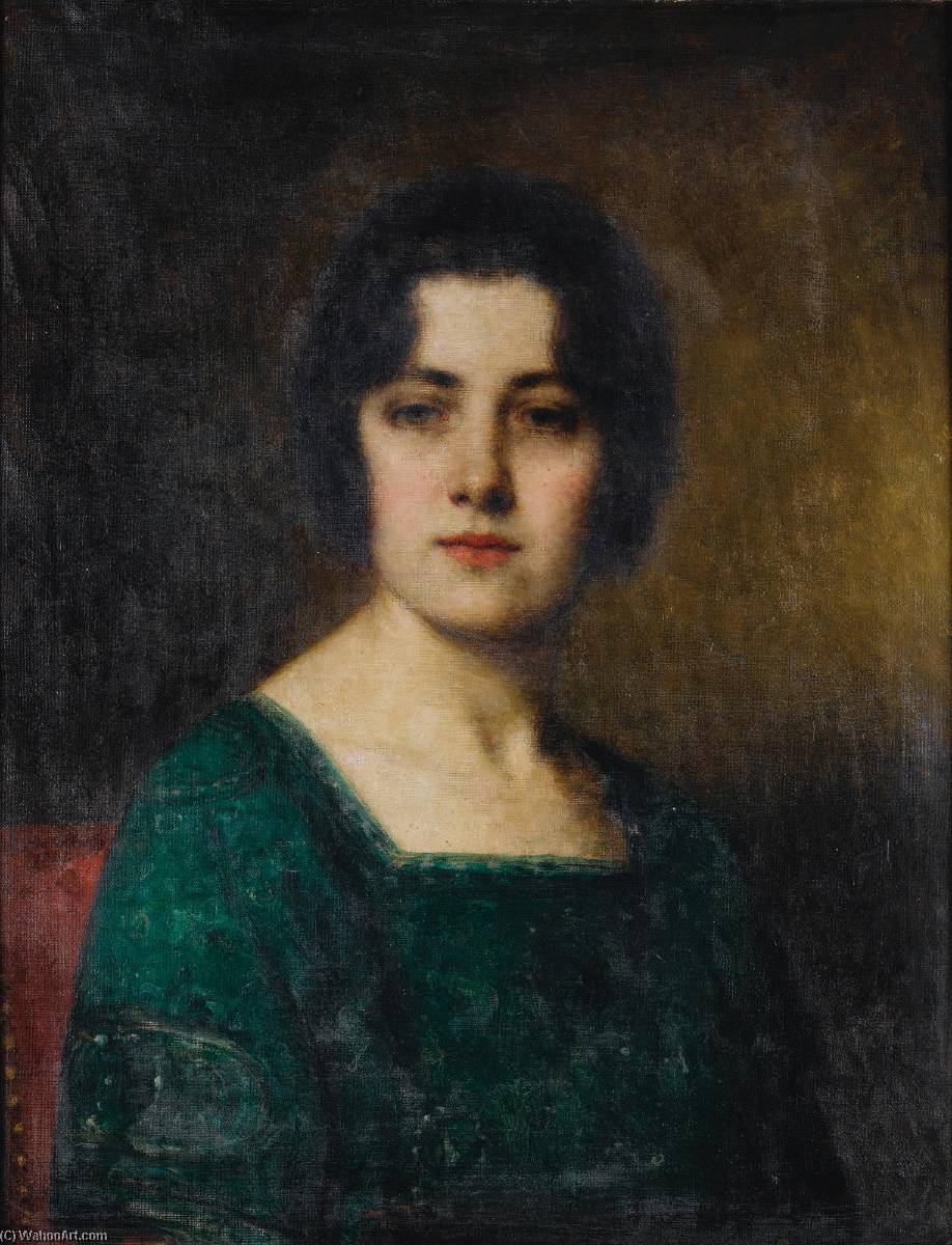 Portrait Of Madame Ferette — Alexei Alexeievich Harlamoff