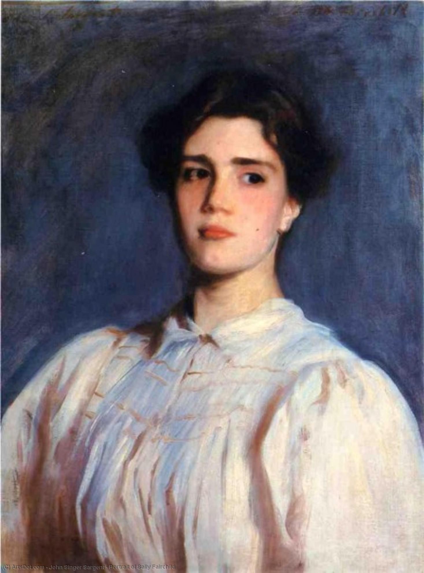 Retrato De Sally Fairchild — John Singer Sargent