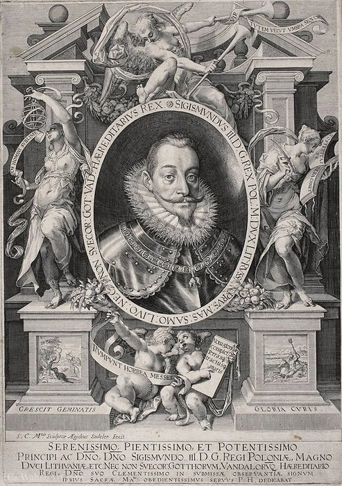 Portait Of Sigismund Iii Vasa. — Aegidius Sadeler Ii