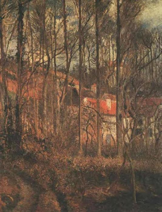 Grey Day, Banks Of The Oise — Camille Pissarro