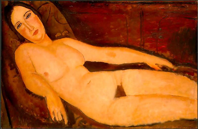 Nude On A Divan — モディリアーニ