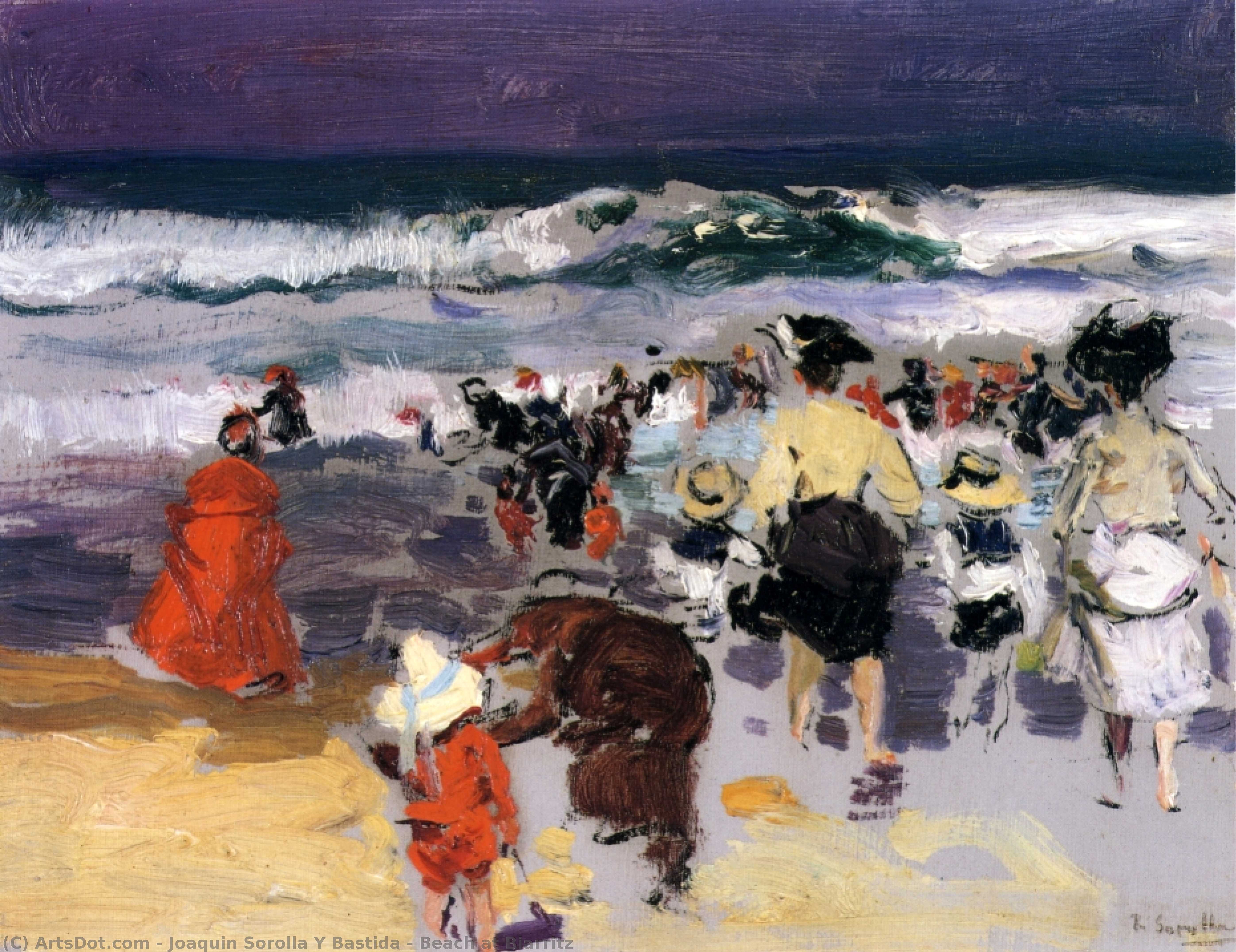 Beach At Biarritz — Хоакин Соролла