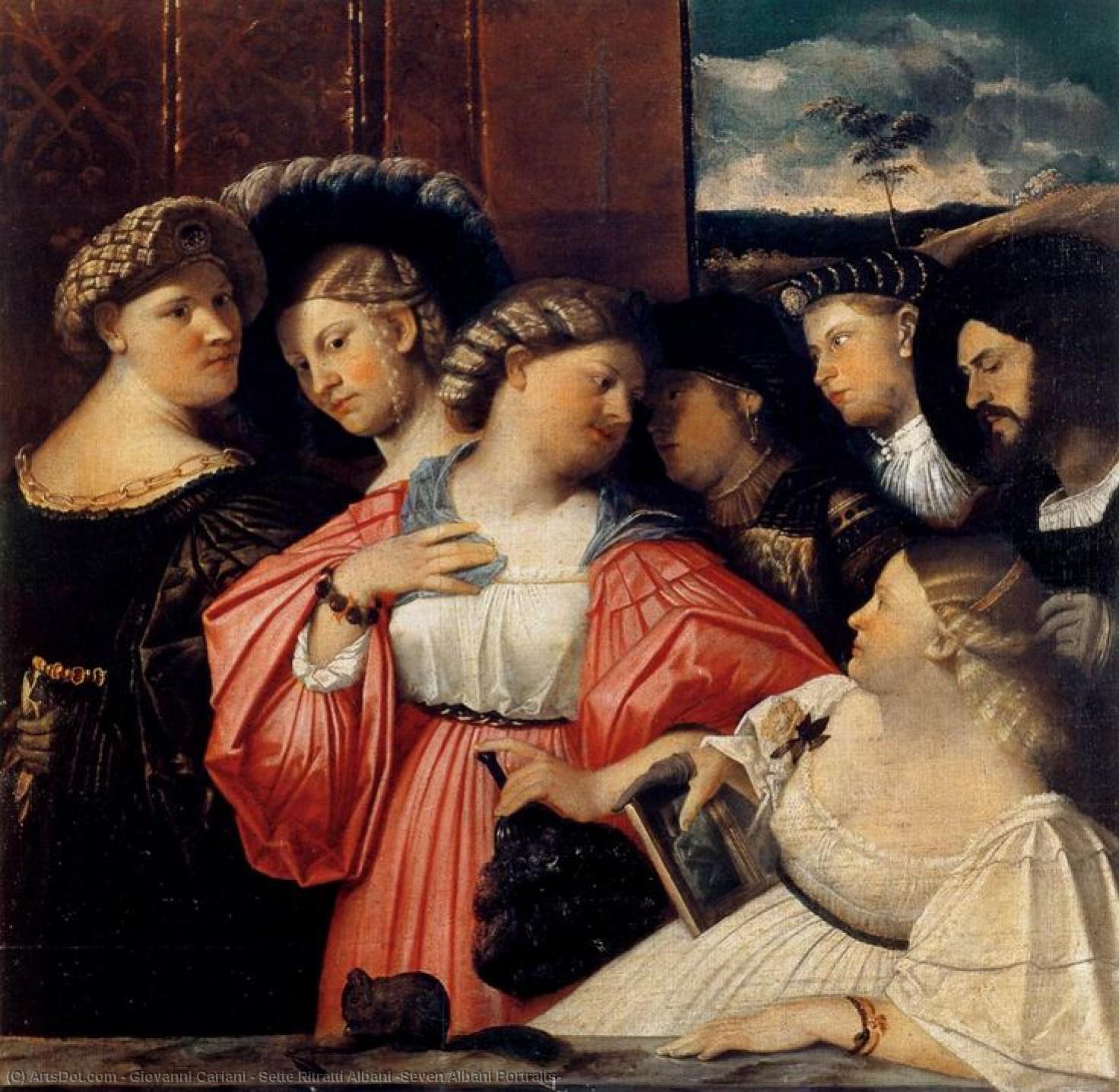 Sette Ritratti Albani (seven Albani Portraits) — Giovanni Cariani