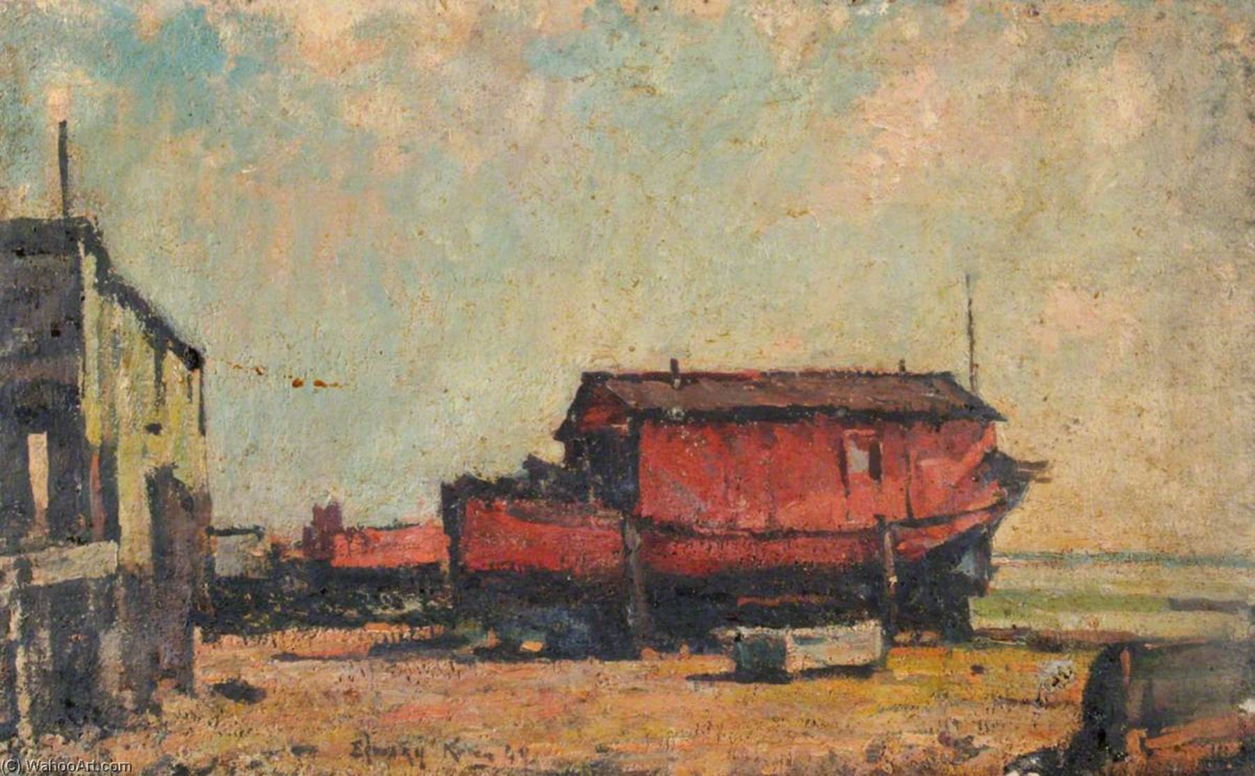 Houseboats At Milton, No.18 — Edward Robert King