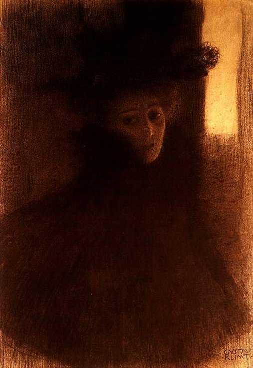 Lady With Cape — Густав Климт