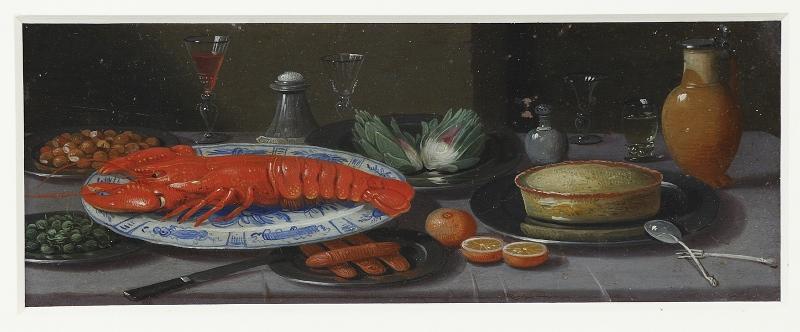 Nature Morte À La Langouste — Jan Van Kessel The Elder