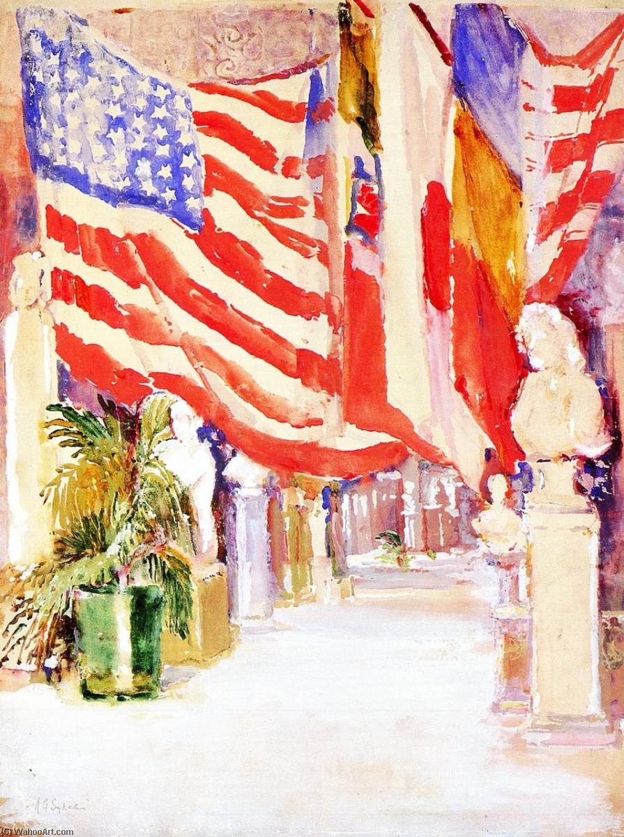 Flags At The Art Museum, Cincinnati, Ohio — Annie G Sykes