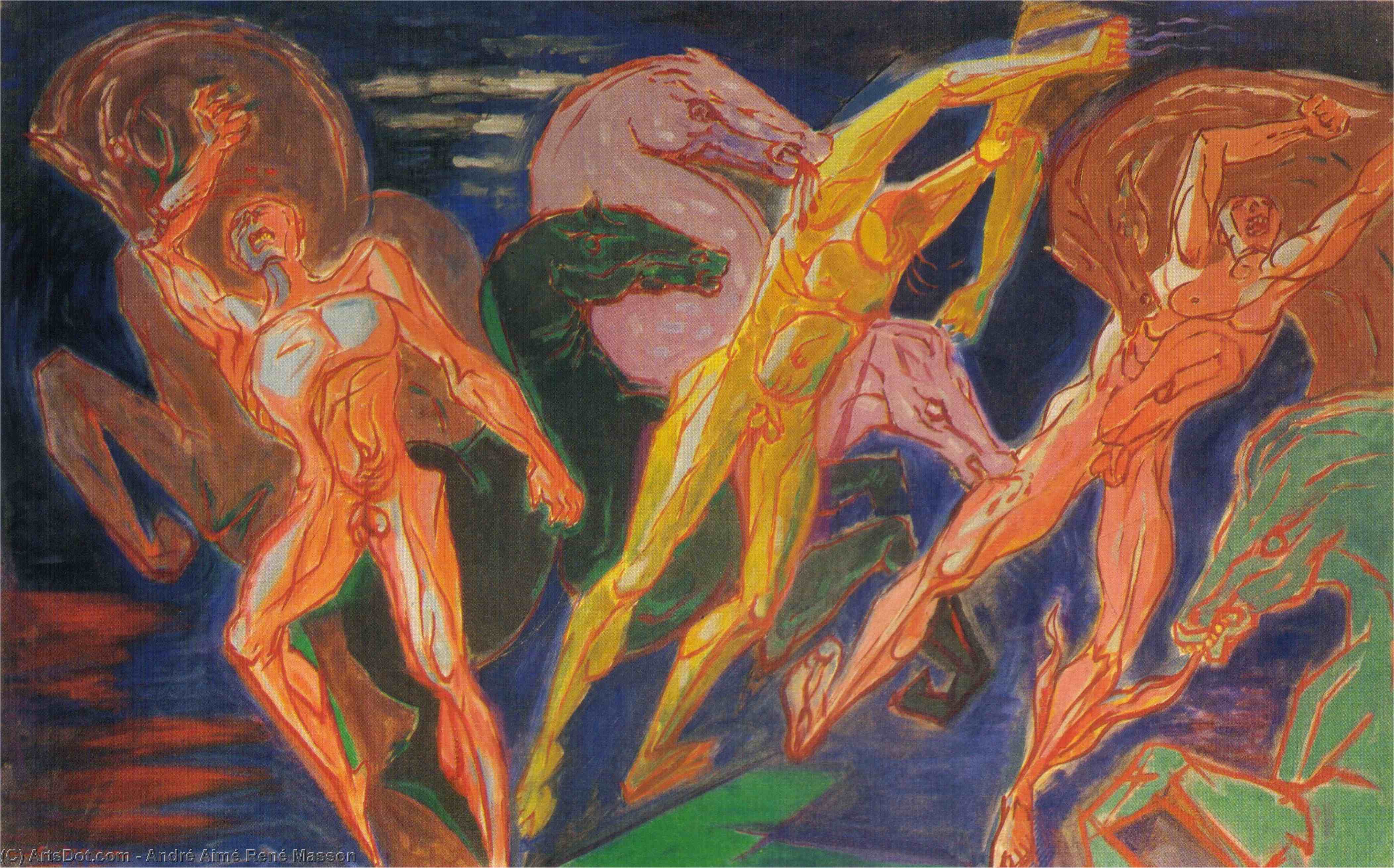 The Horses Of Diomedes — Андре Масон
