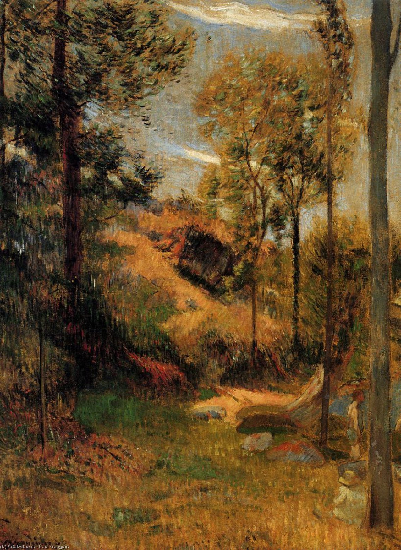 Bathing Place, Pont-aven Port — Eugène Henri Paul Gauguin