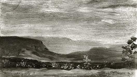 Landscape With Foliage, (painting) — Arthur B. Davies