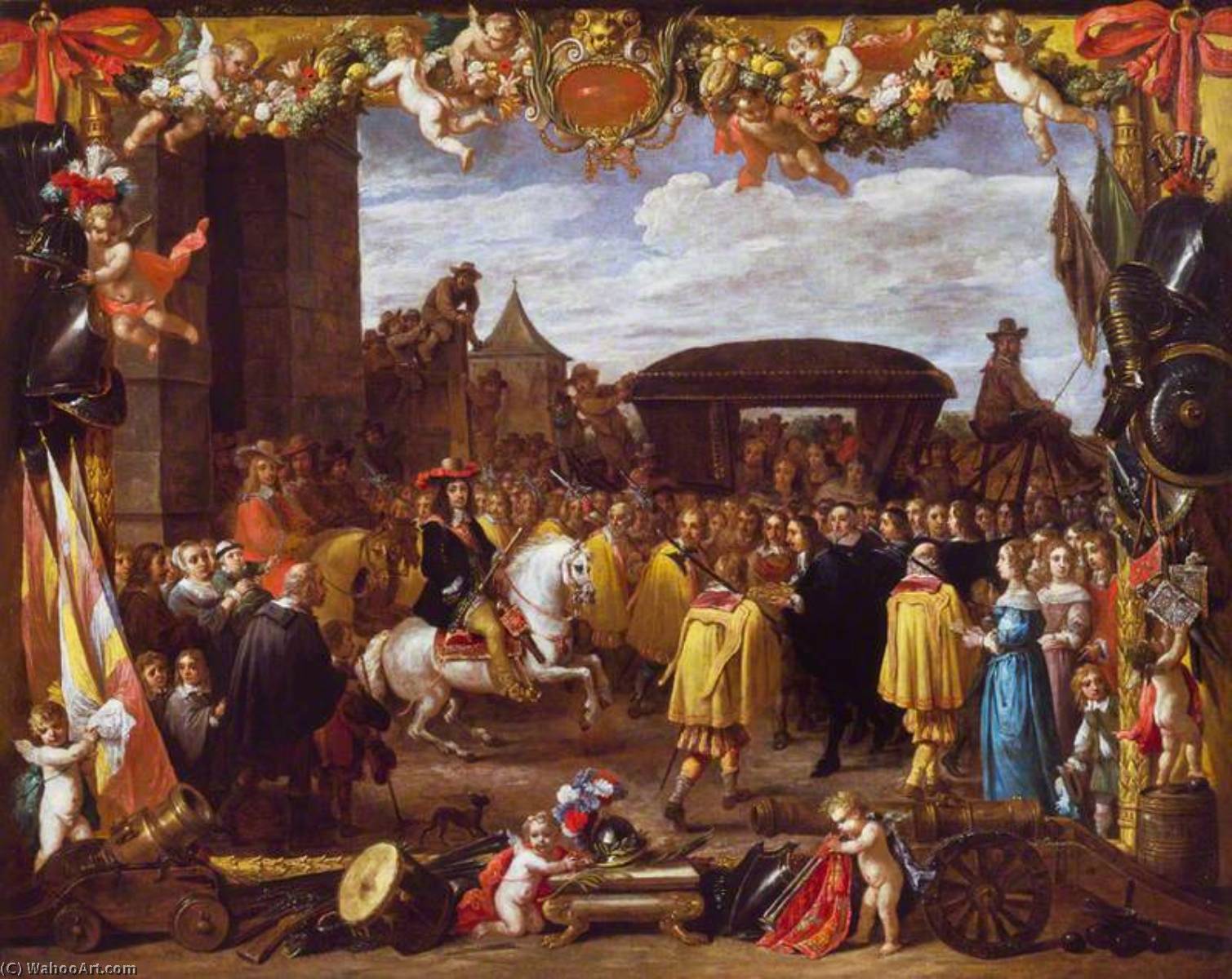 The Entry Of Don Juan Of Austria Into Brussels — David Tenije Mlađi