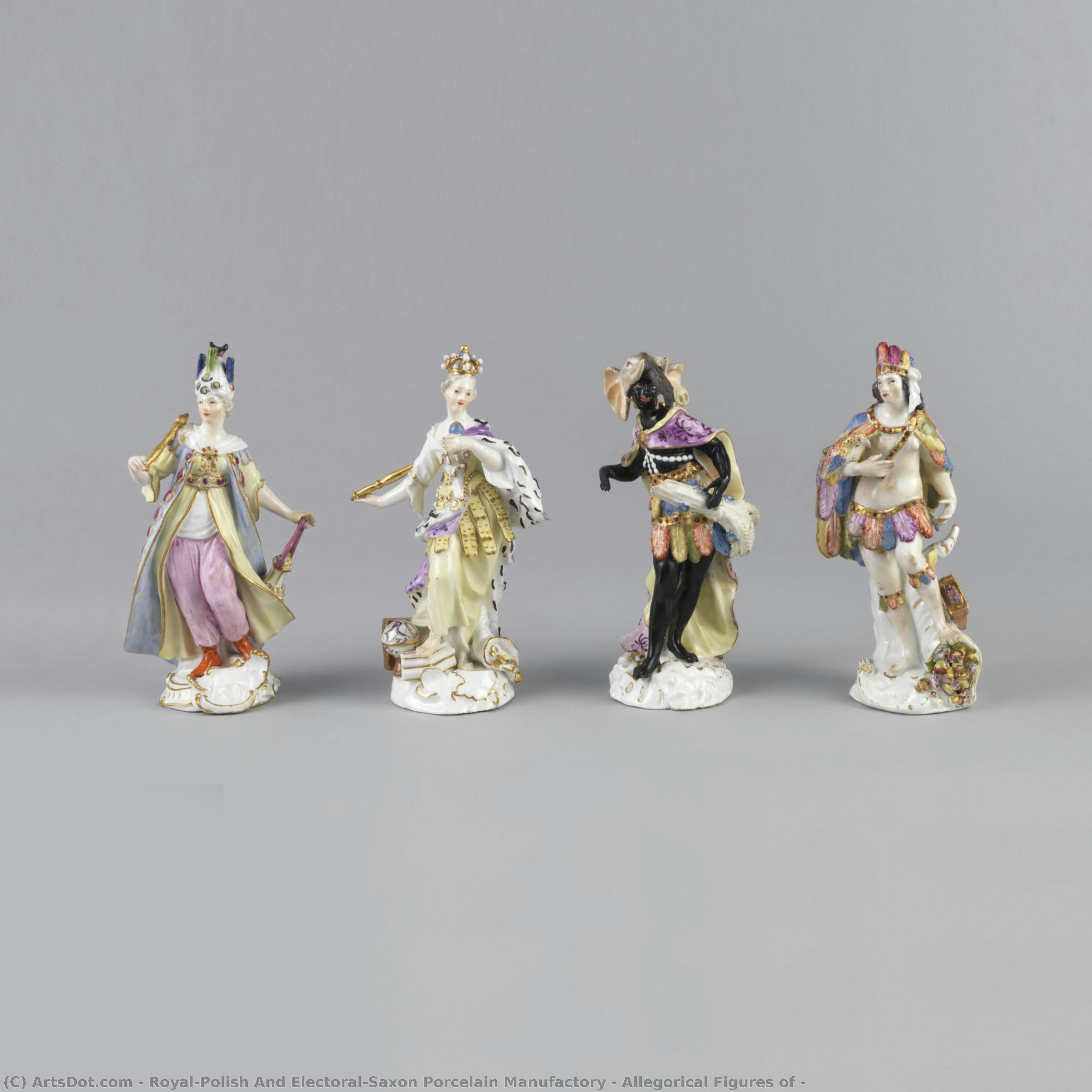 Allegorical Figures Of — Staatliche Porzellan-manufaktur Meissen