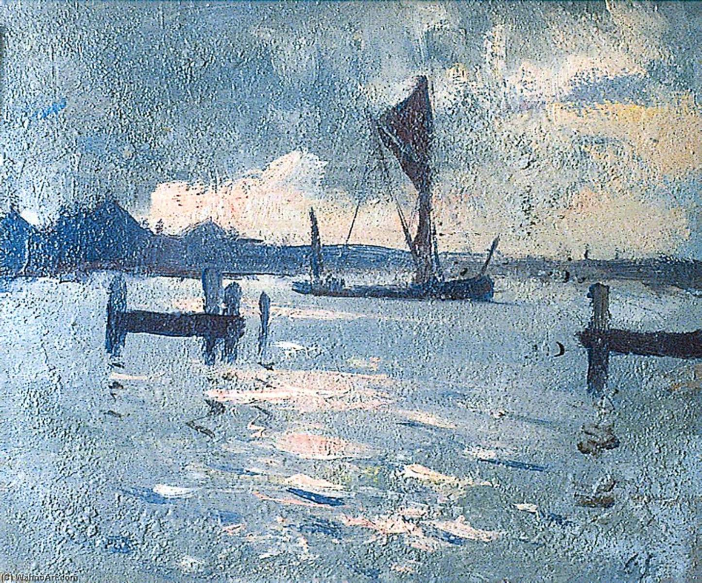 Sunset, Yarmouth, Norfolk — Edward Brian Seago