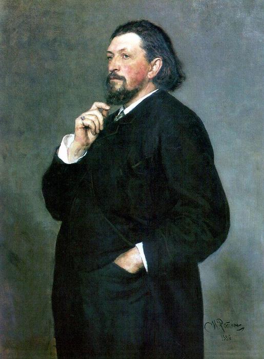 Portrait Of Music Editor And Patron Mitrofan Petrovich Belyayev. — Ilya Yefimovich Repin