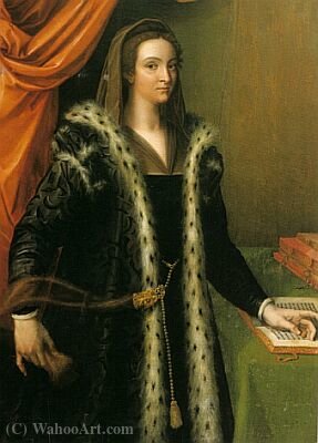 Giulia Gonzaga In Mourning — Cristofano Di Papi Dell'altissimo